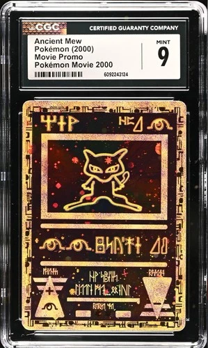 CGC 9 MINT Ancient Mew Holo Holographic Pokemon 2000 WOTC Movie Promo