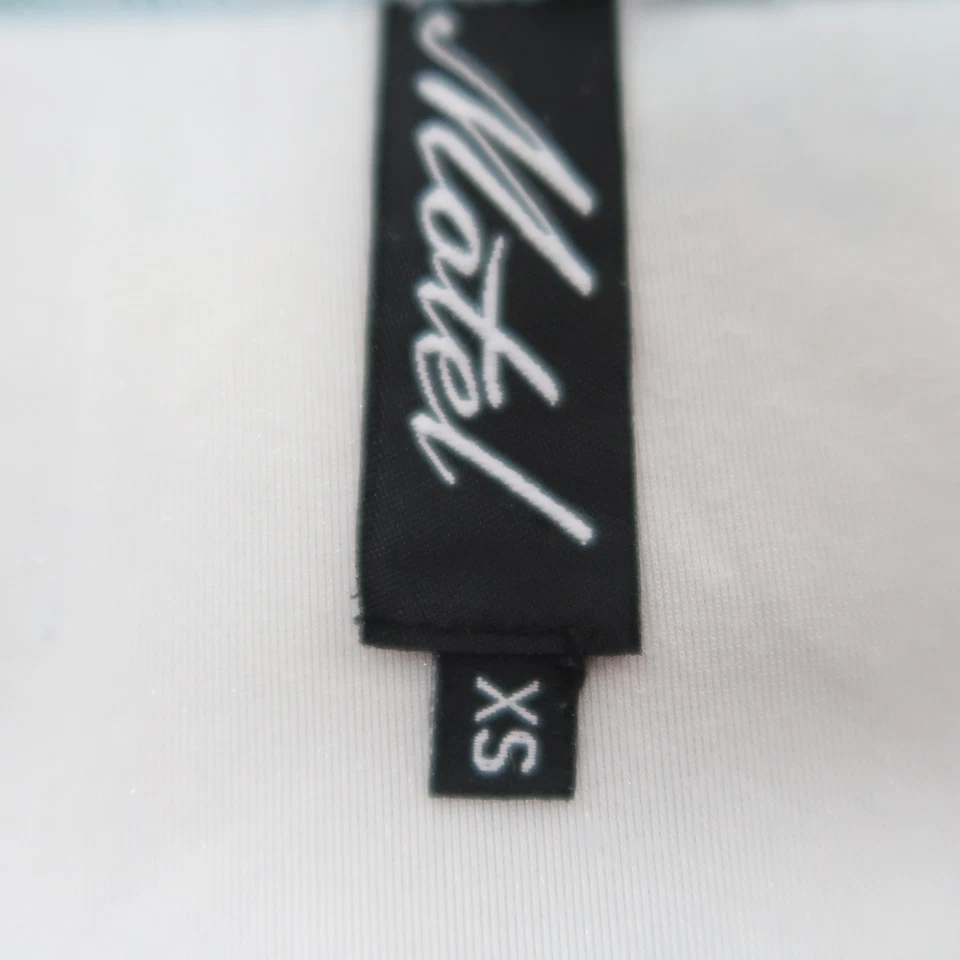 Motel Kimmy светло-синий херувим бархат мини юбка XS - Изображение 3 из 4