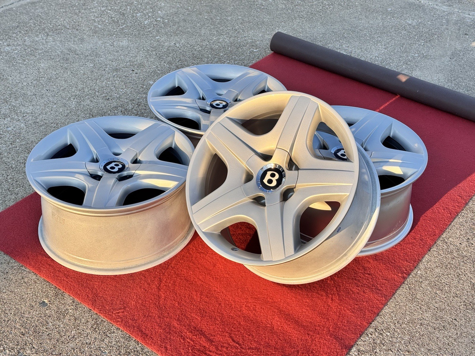 Bentley Continental GT Wheels Set of 4 Silver P/N 3W0601025H