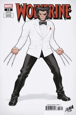 WOLVERINE #18 DAVID NAKAYAMA COLOR BLOCK WHITE VARIANT (MARVEL COMICS 2026)