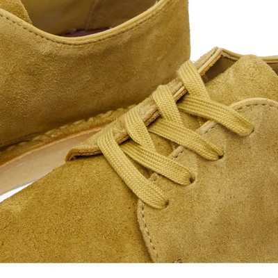 Clarks Originals Neu mit Karton Herrenschuhe COAL LONDON mittelgrün Wildleder UK 9,5 / 44