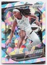 2025 Panini Prizm WNBA #33 Dana Evans Ice Prizms Las Vegas Aces