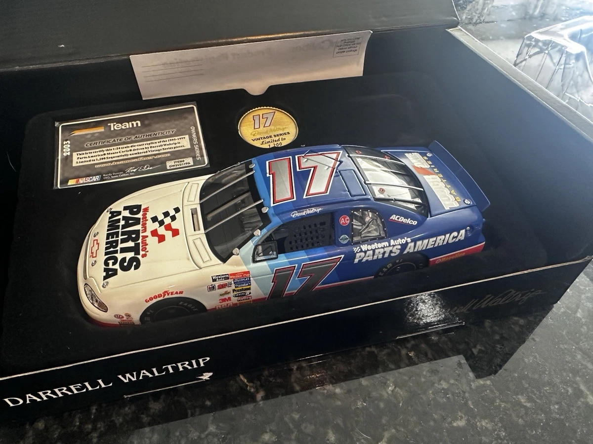 Miniature 1/24 Darrell Waltrip, Action, 1992 Darlington, Autographe Et COA