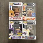 LOT OF 4 - HARLEY Quinn,MOTU,plastic man Batman Figures