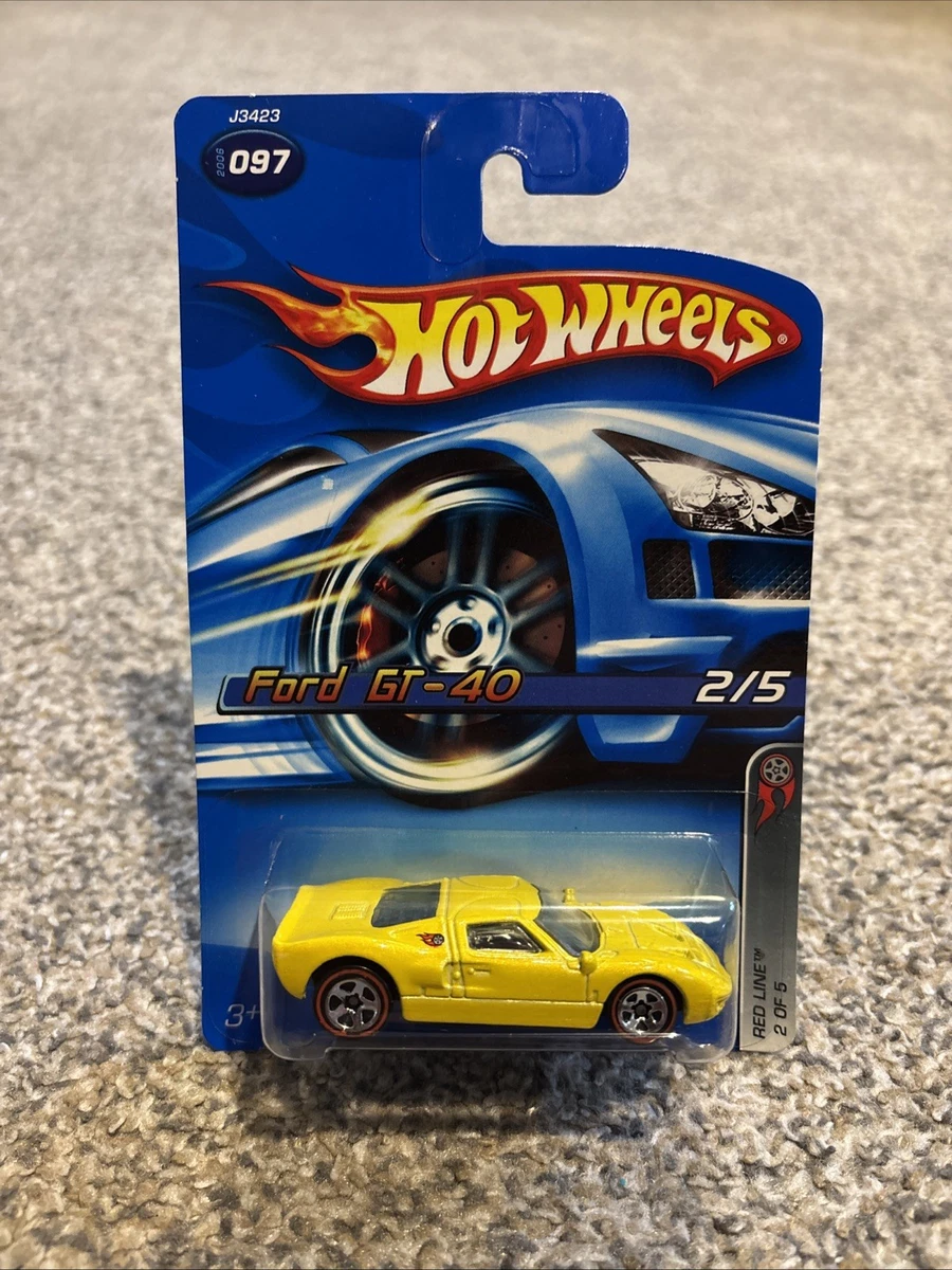 Hot Wheels Redlines Ford GT40 Contemporary Manufacture Diecast