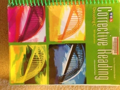 SRA CORRECTIVE READING, DECODING C, SKILL APPLICATIONS, By Siegfried Gary