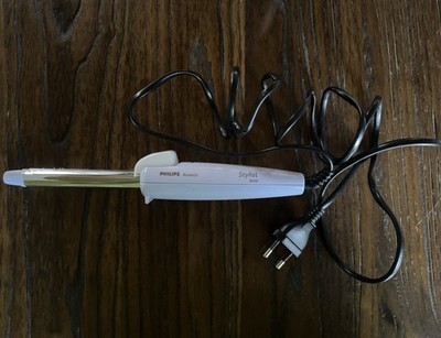 PHILIPS beauty Stylist DUO Vintage Lockenstab Curler TYPE HP 4607 in Pastell-Ton