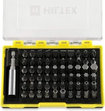 Hiltex 10060 Security Bit Set with Magnetic Extension Adapter, 61 12 Inch 