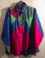 USED DEAD STOCK GIANNI VERSACE SILK SHIRT GOOD