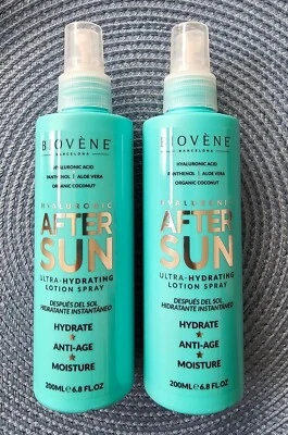 2 x biovene hyaluronic after sun spray 200ml Each