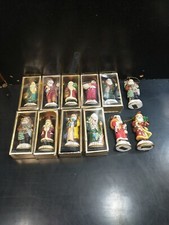 Memories Of Santa Collection 12 Ornaments 1850-1906 Christmas Boxes Papers lot