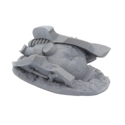 3D-DRUCK DESTROYED TITAN SCHULTERPOLSTER NECROMUNDA WARGAMING
