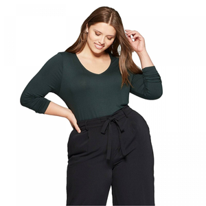 plus size rayon spandex tops