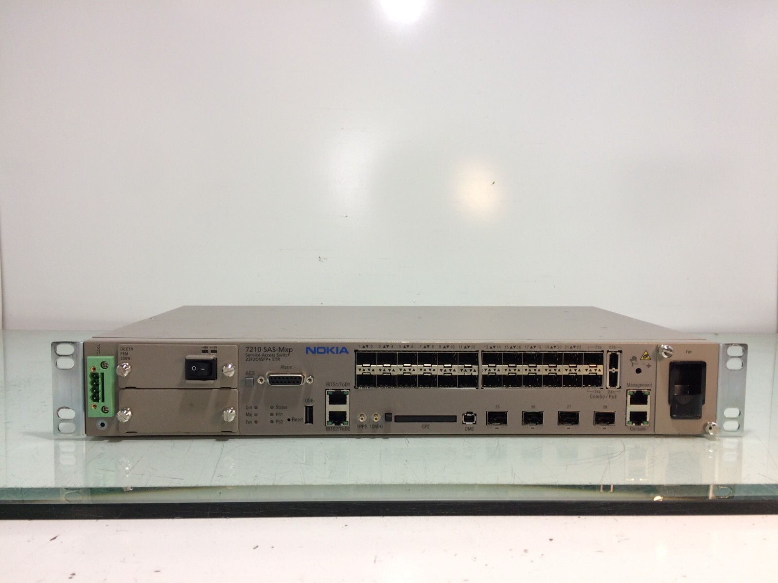Nokia Alcatel-Lucent 7210 SAS-Mxp 3HE10076AB Service Access Switch w ...