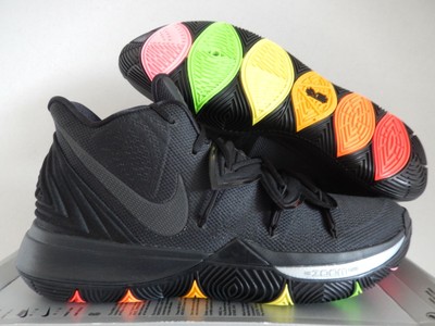 kyrie 5 black and rainbow
