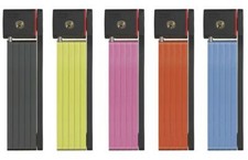 LUCCHETTO BICICLETTA ANTIFURTO BICI SNODATO ABUS UGRIP BORDO 5700 DIVERSI COLORI