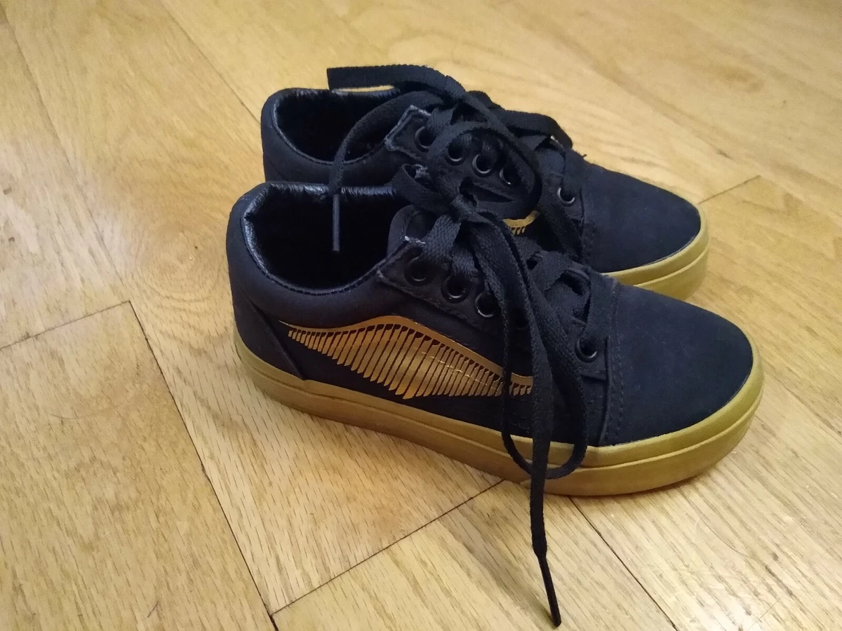 Kids Youth Harry Potter Vans Golden Snitch Black Shoes Size 11 Toddler