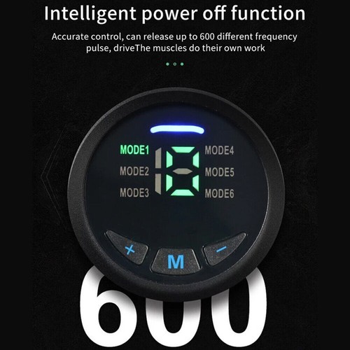 Dispositivo de entrenamiento EMS de estimulación muscular electrónica tónico USB cinturón recargable - Imagen 5 de 18