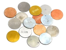 Set of Metal Disks, Metal Identification Kit, Educational - Eisco Labs