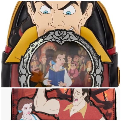 Loungefly Disney Villains Scene Gaston Mini Backpack  display picture 2