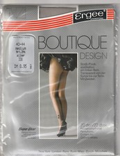 ERGEE transparente Strumpfhose mit Straß-Applikation Gr. 40-44*Pantyhose*OVP(163