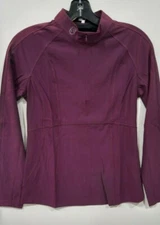 Samshield Women's Ava Long Sleeve Polo *PLUM* SZ MED