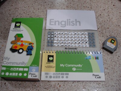 Cricut Cartridge My Community Provo Craft 29-0396 Complete MINT!!