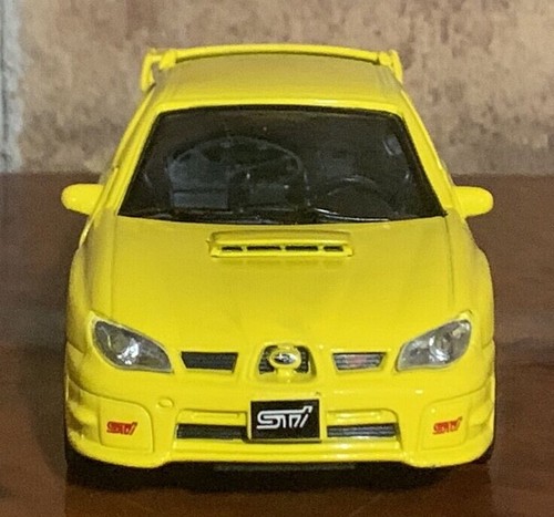 Subaru Impreza WRX STi 2006 YELLOW SAICO BRAND NEW 1:32 SCALE - Picture 3 of 12