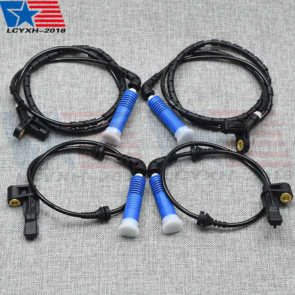 4 ABS Wheel Speed Sensor Front Rear Left&Right Fit BMW 325CI 325I 330CI 330I M3 - Image 2 of 4