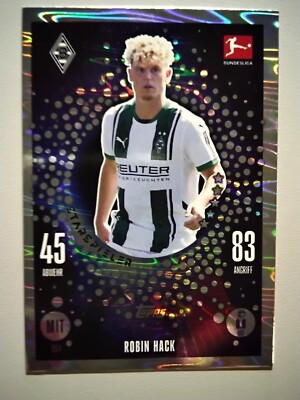 Topps Match Attax Bundesliga 24/25 Karte Nr. 251 Robin Hack Starspieler Gladbach