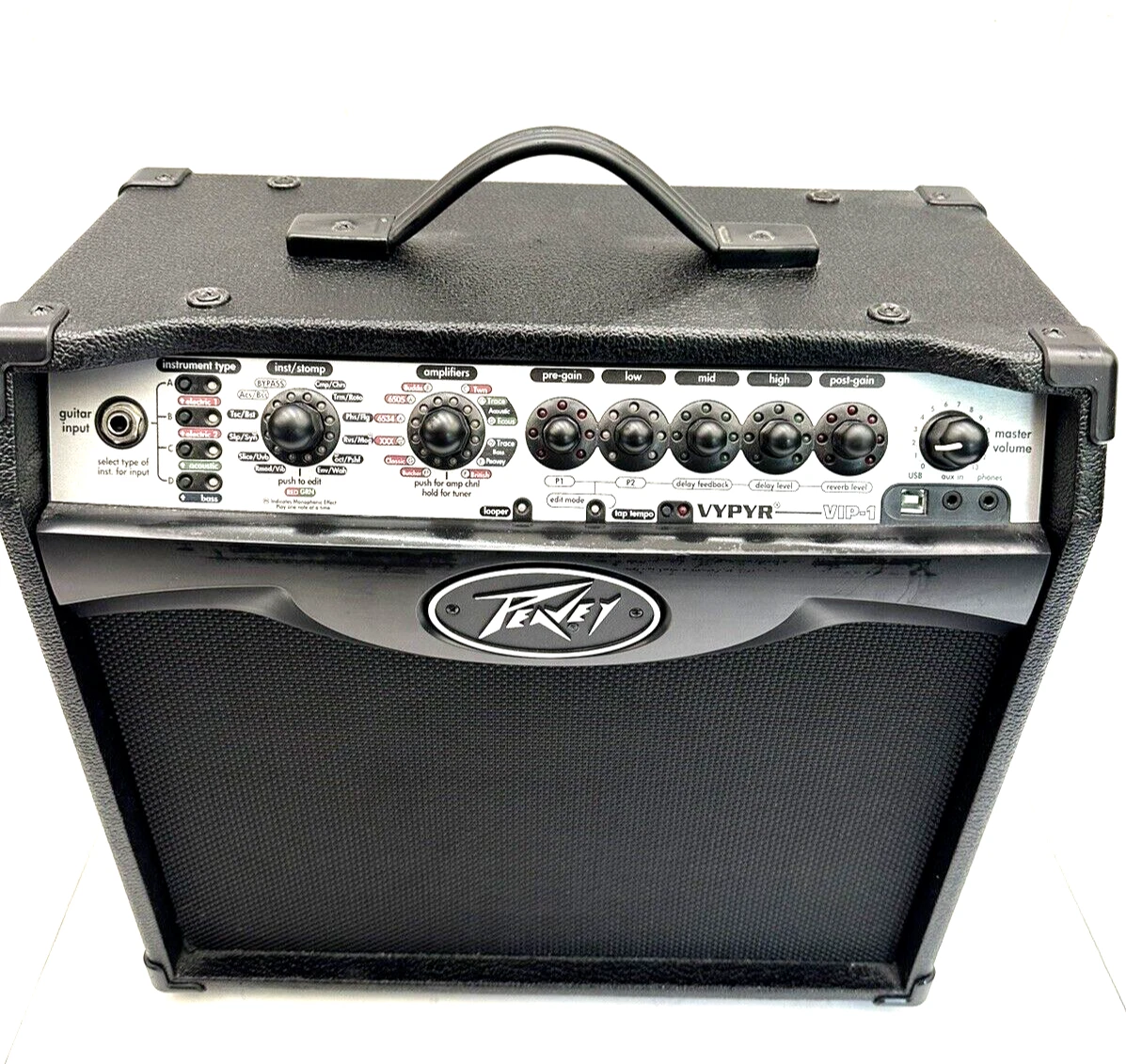 Peavey Vypyr VIP-3 guitar amplifier, boxed; together with a Line 6