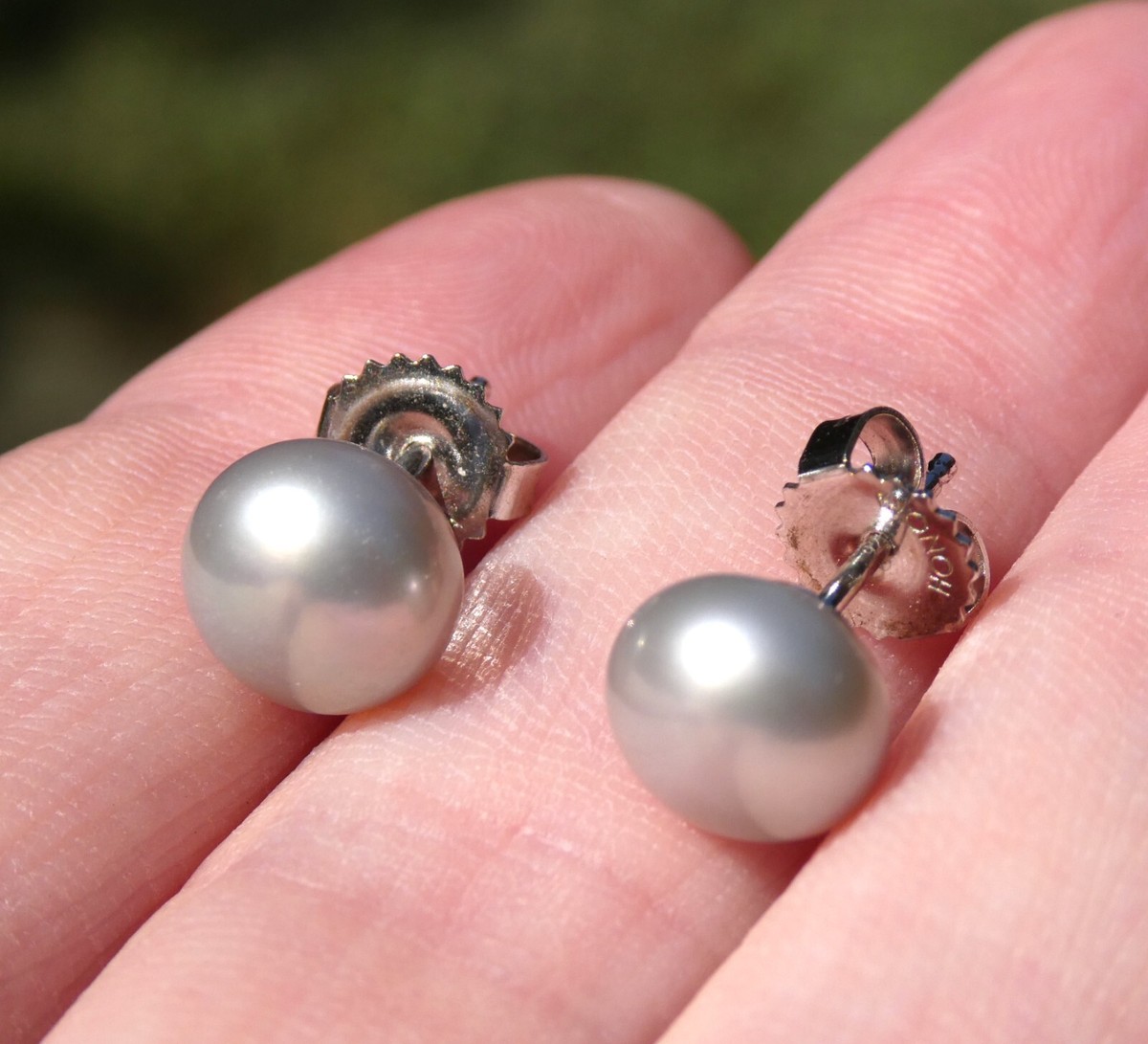 【HYERES LOR】24FW★ Essence Silver W Moissanite Earrings HYERES LOR】24FW☆ Essence Silver W Round Moissanite NC
