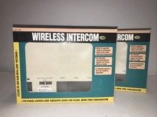 Vintage Lot Of 2 Wireless Intercom System GEE-768 FM Plug N Talk 2 Stations