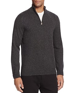 mens half zip cashmere sweater