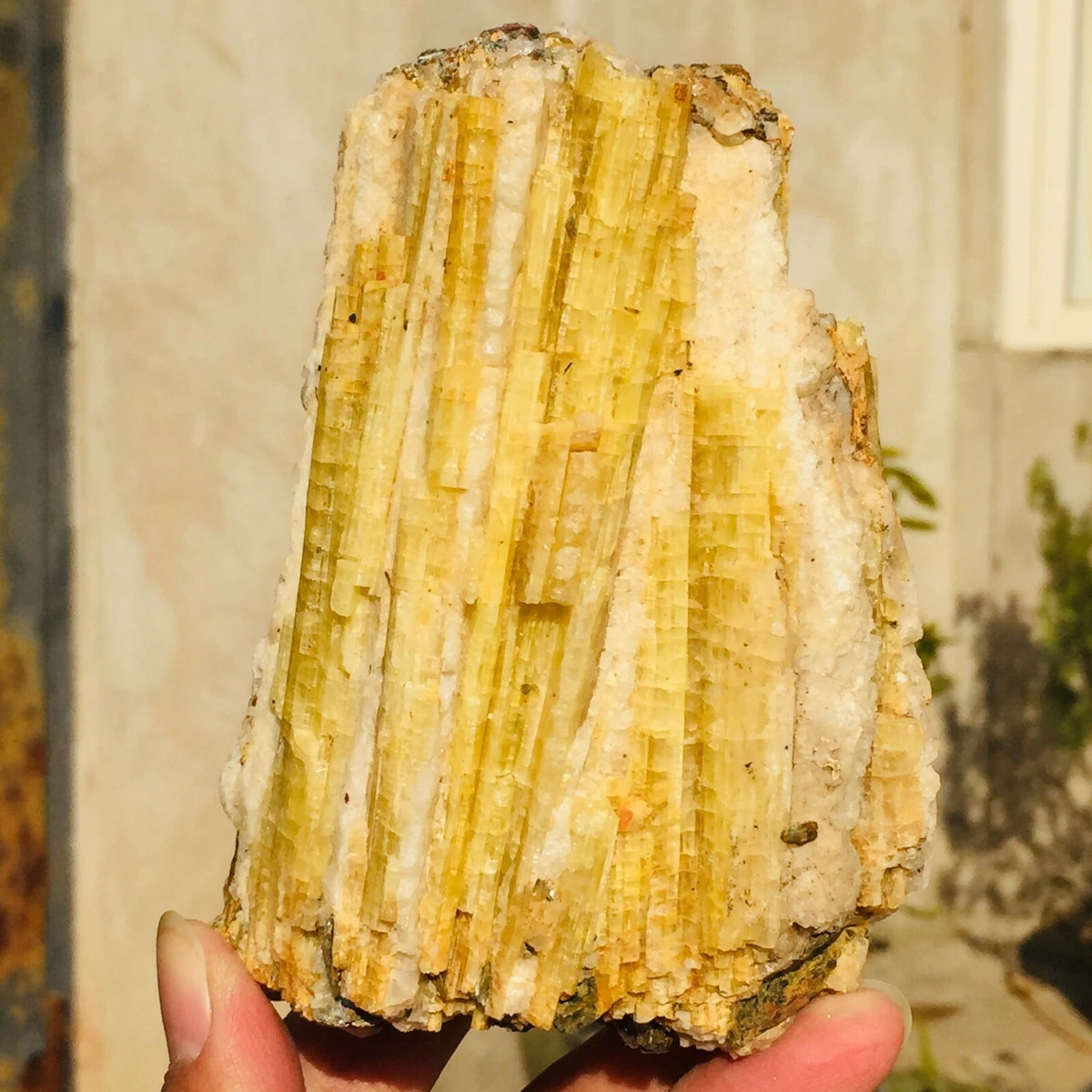 Yellow tourmaline best sale crystal