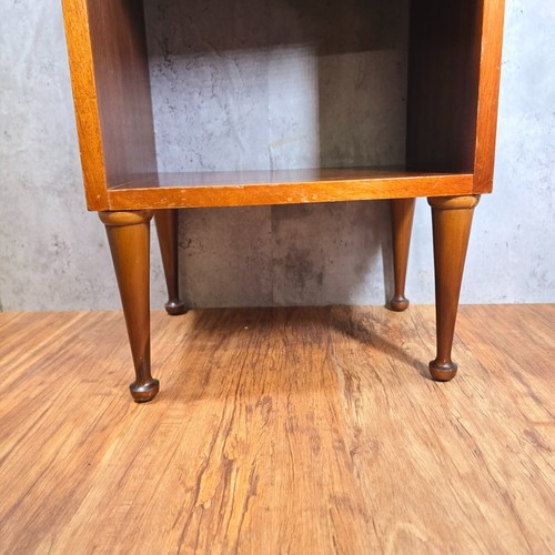 Vintage 1950s Angled/Asymmetric Single Drawer Bedside Table Storage Unit - Picture 12 of 23