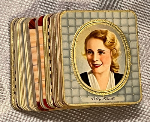 Tarjetas de cigarrillo en relieve Garbaty Film Star Series 1 1934 #151 - #300, tú eliges - Imagen 2 de 153