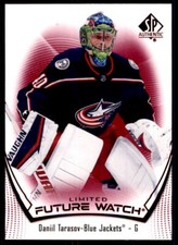 2021-22 SP AUTHENTIC FUTURE WATCH RED LIMITED DANIIL TARASOV ROOKIE COLUMBUS
