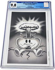 CGC 9.8 GARBAGE PAIL KIDS ORIGINS #1 BILL GALVAN B&W VIRGIN DYNAMITE 2022