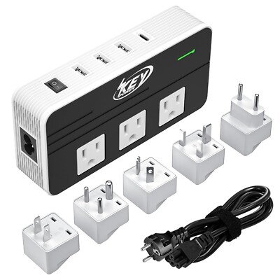 230 W Travel Converter Voltage converter that steps down 220-230 volts to 110