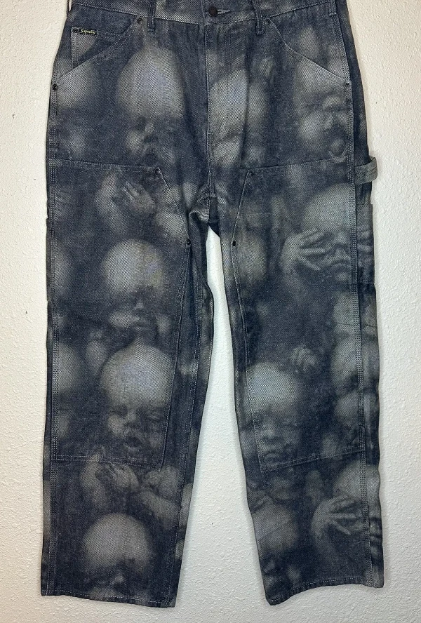 Supreme H.R. Jeans double genou Giger taille 32