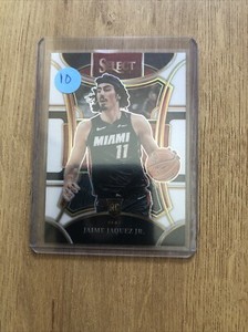 2023-24 Panini Select Jaime Jaquez Jr. White Prizms # 36/149 #302 Heat