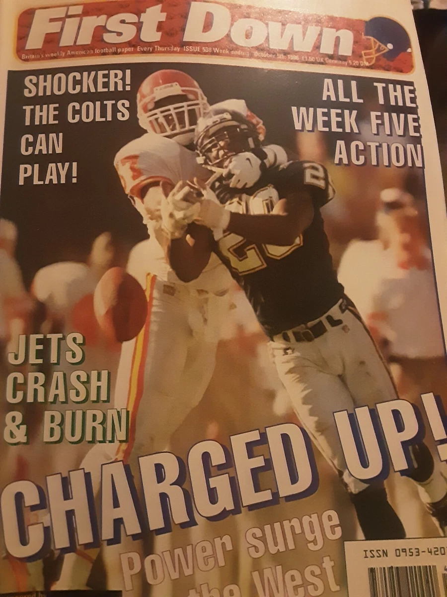FIRST DOWN NFL NEWSPAPER MAGAZINE ISSUE 538 Oct 5th 1996 eBay