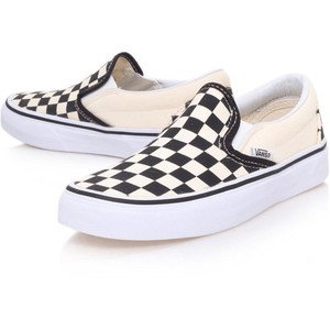 vans senza lacci a scacchi