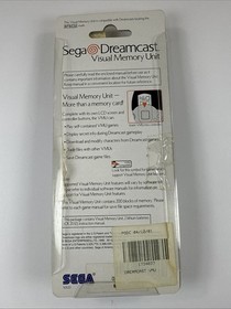 Sega Dreamcast VMU Visual Memory Unit - Gray MK-50120 Sealed New In Box