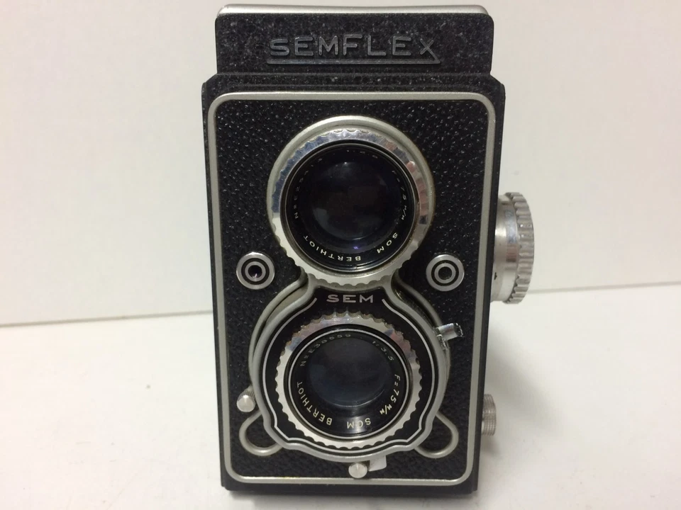APPAREIL PHOTO SEM SEMFLEX STANDART 3.5 B(TYPE 10) - OBJECTIF SOM BERTHIOT 1:3.5 - Photo 2/4