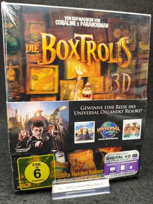 Die Boxtrolls  (inkl. 2D-Version) [3D] - im Schuber - auf BLU RAY - NEU & OVP