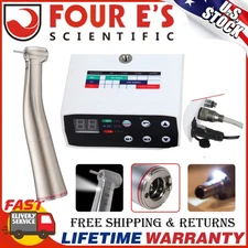 NSK Style Dental Brushless LED Electric Micro Motor 1:5 Increasing Handpiece USA