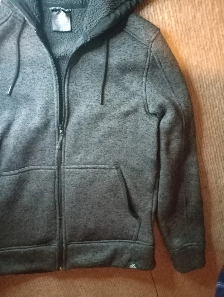 Slate Hooded Zip Sweater, Zeroxposur Size S - Image 3 of 4