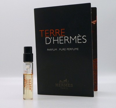 Hermès Terre d'Hermès Parfum Sample Spray Vial .06oz / 2ml